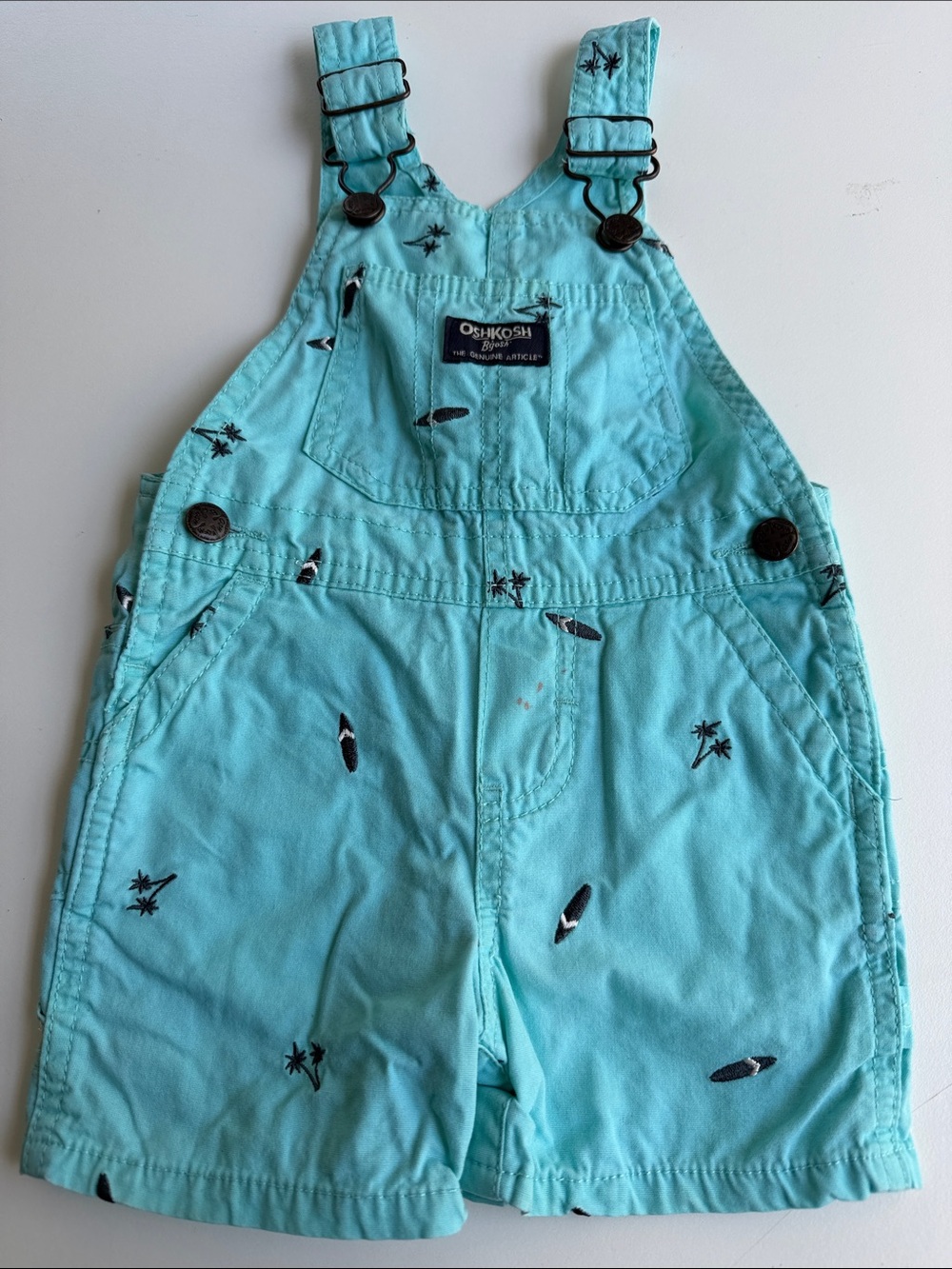 OshKosh B'gosh Surf Toddler Overalls 12m